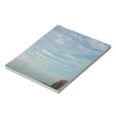 Bloc-note ciel bleu onduler les nuages (Tourné)