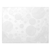 Bloc-note Ciel Pluvieux Points Gris (Devant)