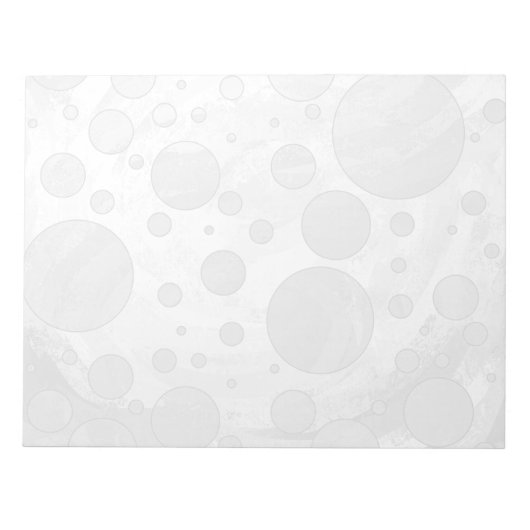 Bloc-note Ciel Pluvieux Points Gris (Devant)