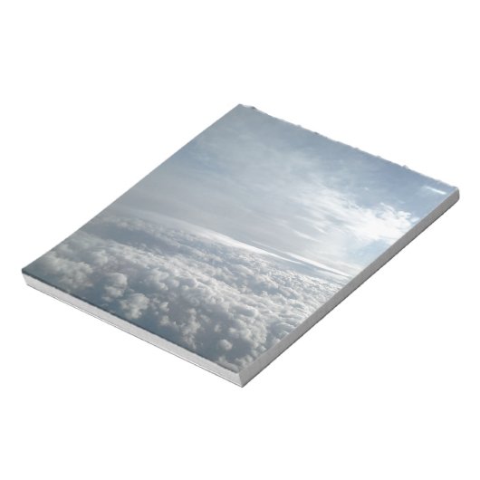 Bloc-note Ciel, Vue Avion, Beaux Nuages (Tourné)