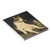 Bloc-note Cigarette Kitten Funny Smoking Cat Gen Z Meme (Incliné)