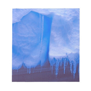 Bloc-note Cimetière de glace de Pleneau, Antarctique : Bleu