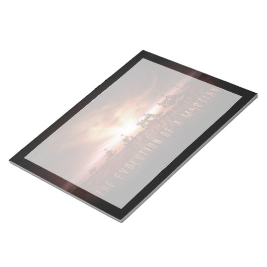 Bloc-note Cinq rovers Mars réussis (Incliné)