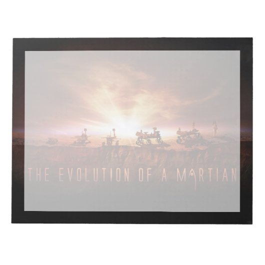 Bloc-note Cinq rovers Mars réussis (Devant)