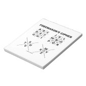 Bloc-note Cipher de Freemason (Cryptographie) (Tourné)