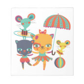 Bloc-note Cirque Cuties (Devant)