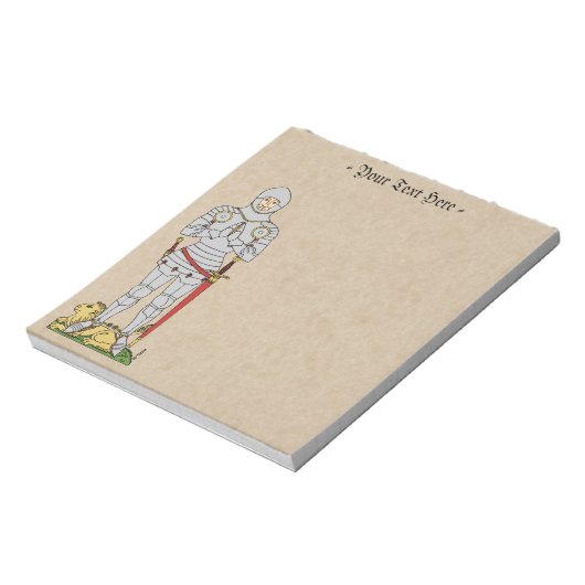 Bloc-note Cirque du Chevalier Médiéval Anglais 1430 (Tourné)