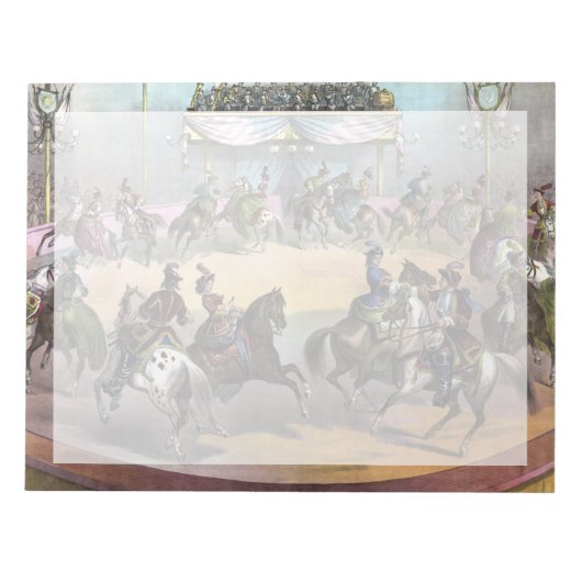 Bloc-note Cirque Grand Finale, Cirque 1872. (Devant)