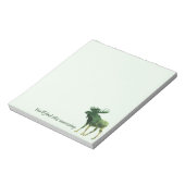 Bloc-note Citation amusante de Camouflage en silhouette d'or (Tourné)