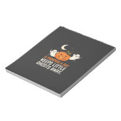 Bloc-note Citation de citrouille fantôme Halloween Design_1 (Tourné)