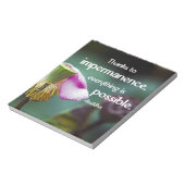 Bloc-note Citation de Lotus/Impermanence-Bouddha pour l'ense (Tourné)