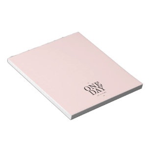Bloc-note Citation de persévérance d'un jour cadeau rose