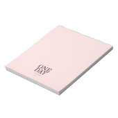 Bloc-note Citation de persévérance d'un jour cadeau rose (Tourné)