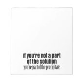 Bloc-note Citation de professeur de chimie amusante (Devant)