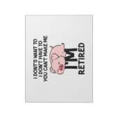 Bloc-note citation de sacarisme drôle (Tourné)