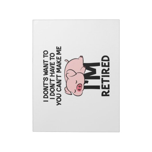 Bloc-note citation de sacarisme drôle (Tourné)