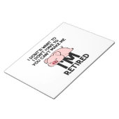 Bloc-note citation de sacarisme drôle (Incliné)