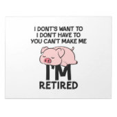 Bloc-note citation de sacarisme drôle (Devant)