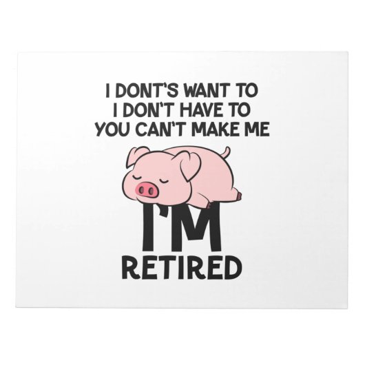 Bloc-note citation de sacarisme drôle (Devant)