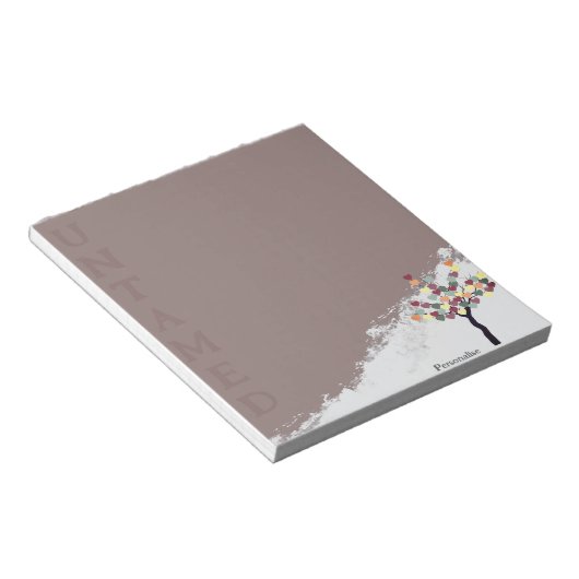 Bloc-note Citation non estampillée Love Heart Tree papier d' (Incliné)