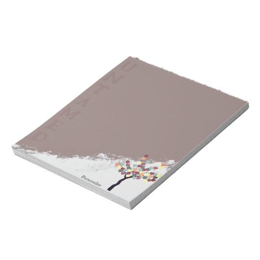 Bloc-note Citation non estampillée Love Heart Tree papier d' (Tourné)