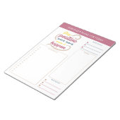 Bloc-note Citation quotidienne pour planificateur de tâches, (Incliné)