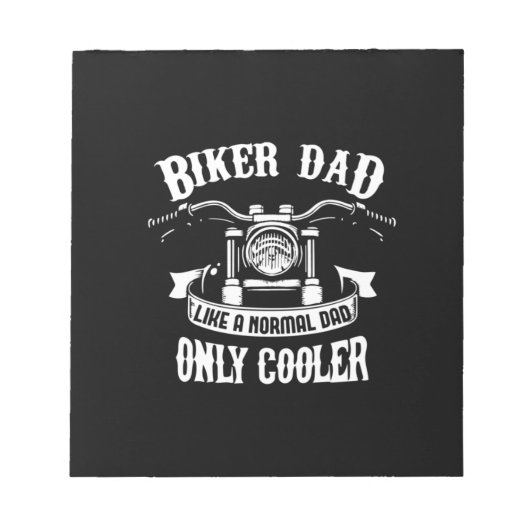 Bloc-note Citations grand-père | Best Biker Papa (Devant)