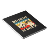 Bloc-note Citations grand-père | Meilleur papa de chat (Incliné)