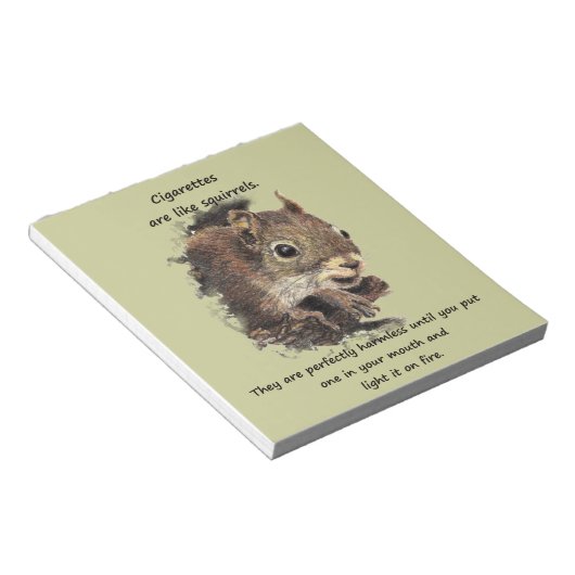 Bloc-note Citer Fumer Citation Motivationnelle (Incliné)