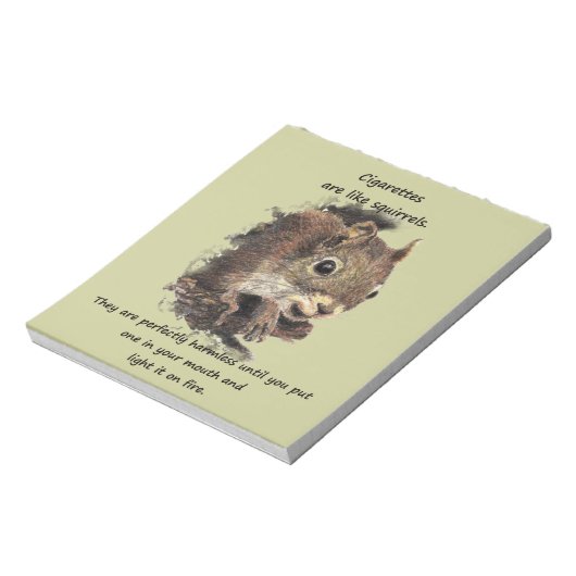 Bloc-note Citer Fumer Citation Motivationnelle (Tourné)