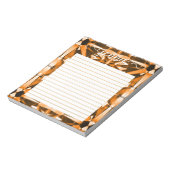 Bloc-note Citrine Gemstone Linked Personnalisé (Tourné)