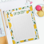 Bloc-note Citron jaune mignon à faire Liste de contrôle Ling<br><div class="desc">Présentation de notre Citron Jaune mignon à faire Liste Liste Liste de contrôle Bloc-notes Lined. Organisez vos activités et vos tâches avec ce bloc-notes quotidien.</div>