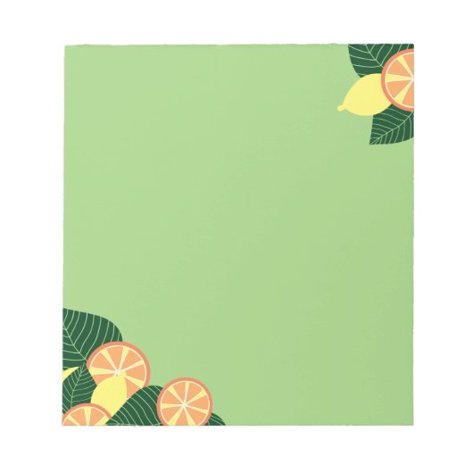 Bloc-note Citrons et oranges (Devant)