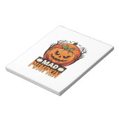 Bloc-note Citrouille Folle Halloween Dessin de Gravure Vinta (Tourné)