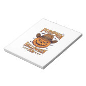 Bloc-note Citrouille Halloween Amusement Lanterne Jack Chape (Tourné)