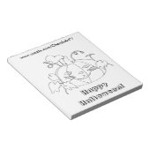 Bloc-note Citrouille Halloween Happy Halloween Notepads de c (Incliné)