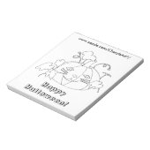 Bloc-note Citrouille Halloween Happy Halloween Notepads de c (Tourné)