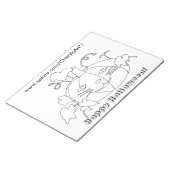 Bloc-note Citrouille Halloween Happy Halloween Notepads de c (Incliné)