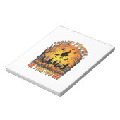 Bloc-note Citrouille la plus cool Patch Halloween Sorcière A (Tourné)