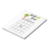 Bloc-note Citrus de budget Fête des mariées Bingo Party Jeu (Tourné)