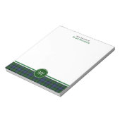 Bloc-note Clan Murray Tartan Monogramme Note Pad (Tourné)