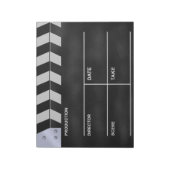 Bloc-note Clapet de cinéma (Tourné)