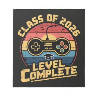 Bloc-note Class Of 2026 Level Complete