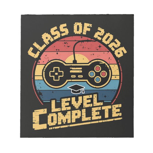 Bloc-note Class Of 2026 Level Complete (Devant)