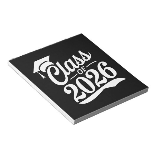 Bloc-note Classe De Diplômés De 2026 Fier (Incliné)