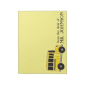 Bloc-note Classe d'enseignement pour chauffeur de bus scolai (Tourné)