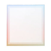 Bloc-note Classic Arc en arc-en-ciel Boarder Photo frame (Devant)