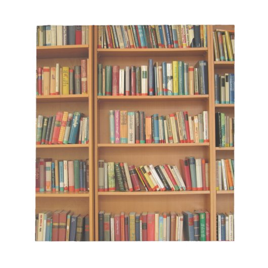 Bloc-note Classic book shelf pattern (Devant)