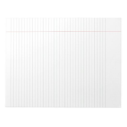 Bloc-note Classic Green Line College Rule  (Devant)