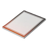 Bloc-note Classic Plain Orange Sunset Boarder Cadre photo (Tourné)